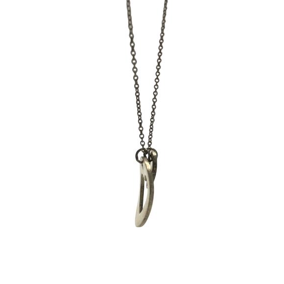 Tiffany & Co. 2 Heart Necklace - Stencil Heart Pendant with Cutout Heart - Picture 7 of 16